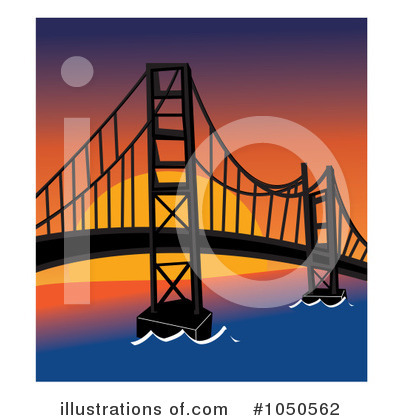Golden Gate Bridge Clipart #1050562 by Pams Clipart
