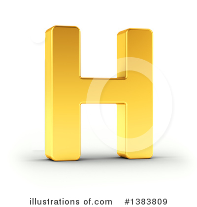 Gold Letter Clipart #1383809 by stockillustrations