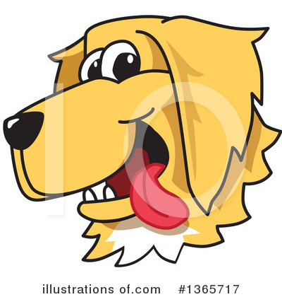 Golden Retriever Clipart #1365717 by Mascot Junction