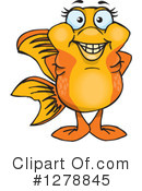 Goldfish Clipart #1278845 by Dennis Holmes Designs