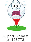 Golf Ball Clipart #1198773 by Hit Toon