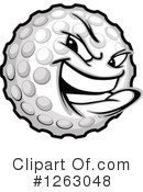 Golf Ball Clipart #1263048 by Chromaco
