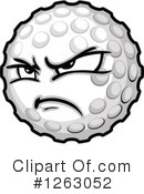 Golf Ball Clipart #1263052 by Chromaco