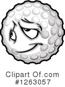 Golf Ball Clipart #1263057 by Chromaco