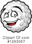Golf Ball Clipart #1263067 by Chromaco