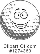 Golf Ball Clipart #1274369 by Vector Tradition SM