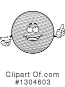 Golf Ball Clipart #1304603 by Vector Tradition SM
