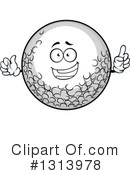 Golf Ball Clipart #1313978 by Vector Tradition SM