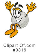 Golf Ball Clipart #9316 by Mascot Junction