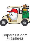 Golf Ball Sports Mascot Clipart #1365643 by Mascot Junction