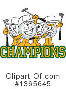Golf Ball Sports Mascot Clipart #1365645 by Mascot Junction