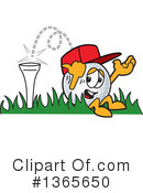 Golf Ball Sports Mascot Clipart #1365650 by Mascot Junction