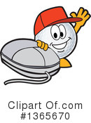 Golf Ball Sports Mascot Clipart #1365670 by Mascot Junction
