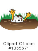 Golf Ball Sports Mascot Clipart #1365671 by Mascot Junction