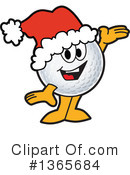 Golf Ball Sports Mascot Clipart #1365684 by Mascot Junction