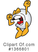 Golf Ball Sports Mascot Clipart #1366801 by Mascot Junction