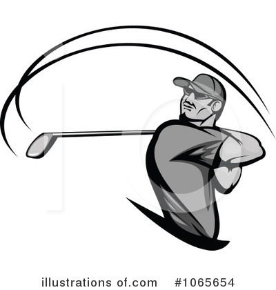 Royalty-Free (RF) Golf Clipart Illustration by Vector Tradition SM - Stock Sample #1065654