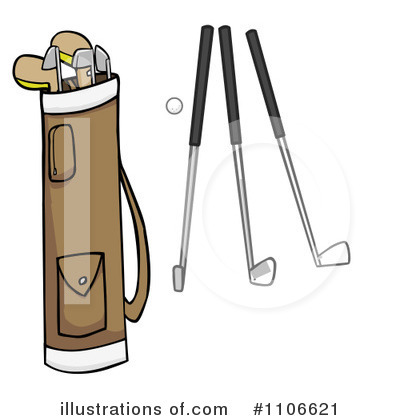 Royalty-Free (RF) Golf Clipart Illustration by Cartoon Solutions - Stock Sample #1106621