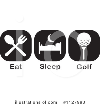 Royalty-Free (RF) Golf Clipart Illustration by Johnny Sajem - Stock Sample #1127993