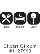 Golf Clipart #1127993 by Johnny Sajem