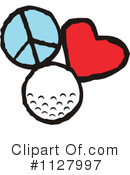 Golf Clipart #1127997 by Johnny Sajem