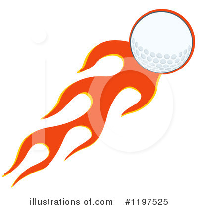 Golf Ball Clipart #1197525 by Hit Toon
