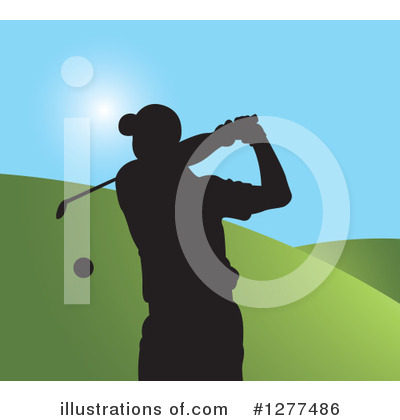 Golfing Clipart #1277486 by Lal Perera