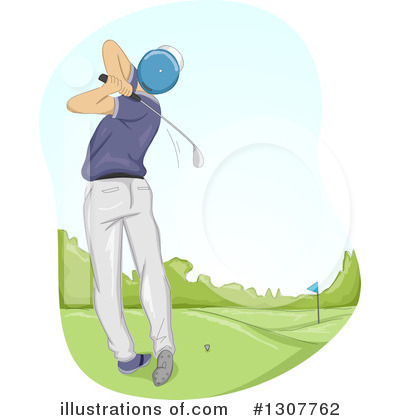 Royalty-Free (RF) Golf Clipart Illustration by BNP Design Studio - Stock Sample #1307762