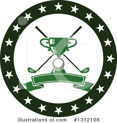 Royalty-Free (RF) Golf Clipart Illustration by Vector Tradition SM - Stock Sample #1312108