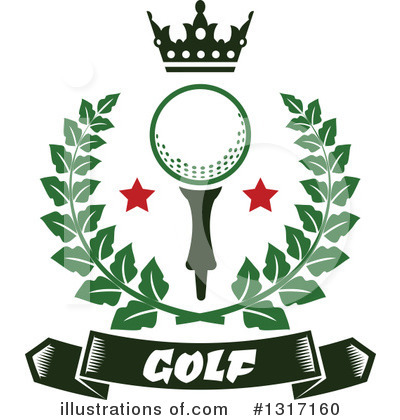 Royalty-Free (RF) Golf Clipart Illustration by Vector Tradition SM - Stock Sample #1317160