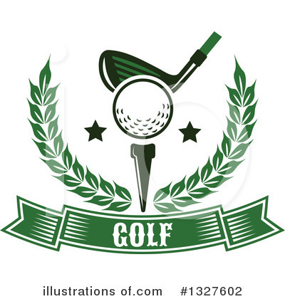 Royalty-Free (RF) Golf Clipart Illustration by Vector Tradition SM - Stock Sample #1327602