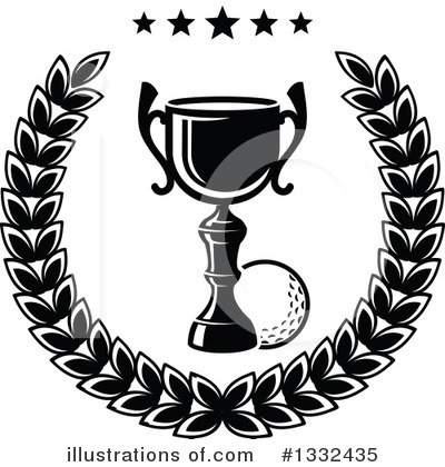 Royalty-Free (RF) Golf Clipart Illustration by Vector Tradition SM - Stock Sample #1332435