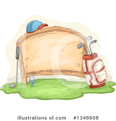 Royalty-Free (RF) Golf Clipart Illustration by BNP Design Studio - Stock Sample #1346608