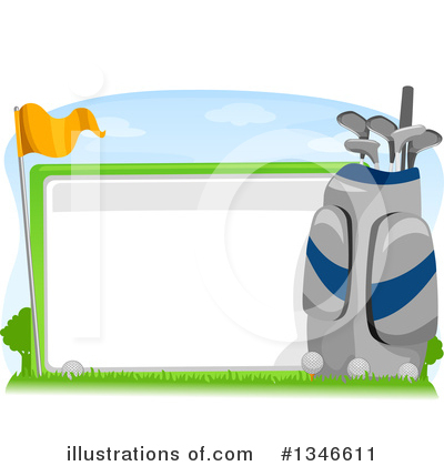 Golf Bag Clipart #1346611 by BNP Design Studio