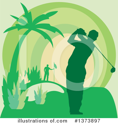 Golfing Clipart #1373897 by Andy Nortnik