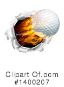 Golf Clipart #1400207 by AtStockIllustration
