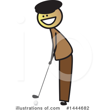 Royalty-Free (RF) Golf Clipart Illustration by ColorMagic - Stock Sample #1444682