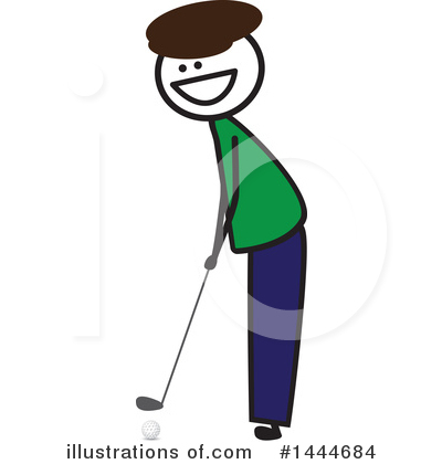 Royalty-Free (RF) Golf Clipart Illustration by ColorMagic - Stock Sample #1444684