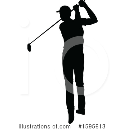 Golfer Clipart #1595613 by AtStockIllustration