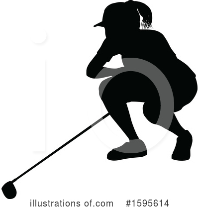 Golfer Clipart #1595614 by AtStockIllustration