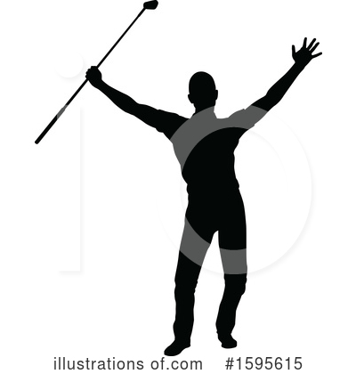Golfer Clipart #1595615 by AtStockIllustration