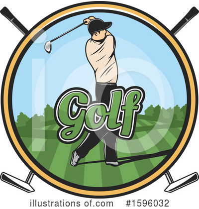 Royalty-Free (RF) Golf Clipart Illustration by Vector Tradition SM - Stock Sample #1596032