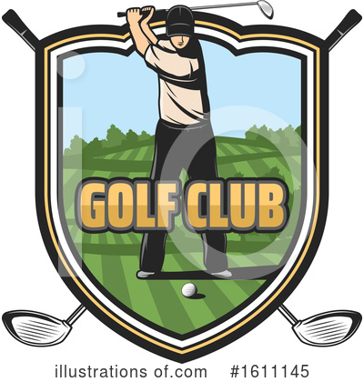 Royalty-Free (RF) Golf Clipart Illustration by Vector Tradition SM - Stock Sample #1611145