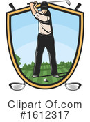 Golf Clipart #1612317 by Vector Tradition SM