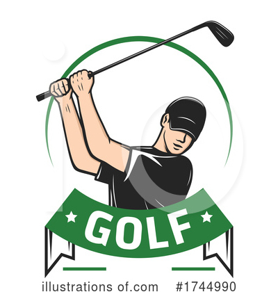 Royalty-Free (RF) Golf Clipart Illustration by Vector Tradition SM - Stock Sample #1744990