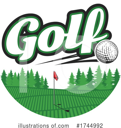 Royalty-Free (RF) Golf Clipart Illustration by Vector Tradition SM - Stock Sample #1744992