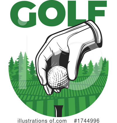 Royalty-Free (RF) Golf Clipart Illustration by Vector Tradition SM - Stock Sample #1744996