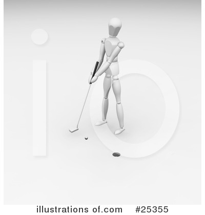 Royalty-Free (RF) Golf Clipart Illustration by KJ Pargeter - Stock Sample #25355