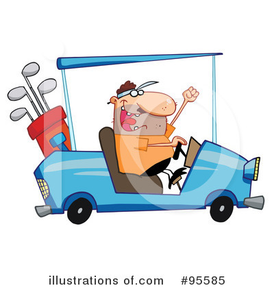 Royalty-Free (RF) Golf Clipart Illustration by Hit Toon - Stock Sample #95585