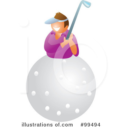 Royalty-Free (RF) Golf Clipart Illustration by Prawny - Stock Sample #99494